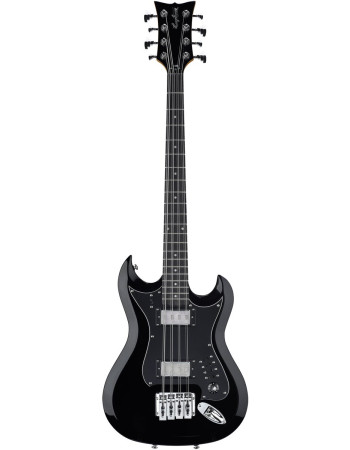 Hagstrom HSH8209 Bass Guitar, H8II, Black Gloss, 8-string