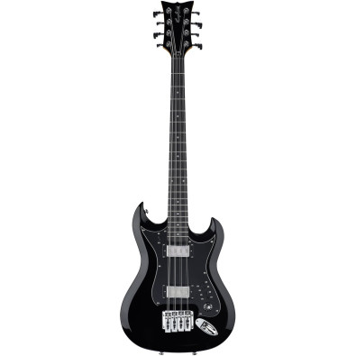 Hagstrom HSH8209 Bass Guitar, H8II, Black Gloss, 8-string