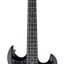 Hagstrom HSH8209 Bass Guitar, H8II, Black Gloss, 8-string