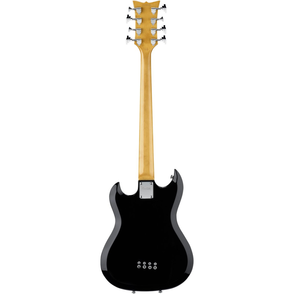 Hagstrom HSH8209 Bass Guitar, H8II, Black Gloss, 8-string