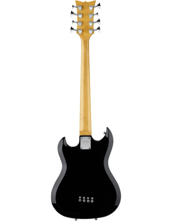 Hagstrom HSH8209 Bass Guitar, H8II, Black Gloss, 8-string