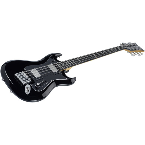 Hagstrom HSH8209 Bass Guitar, H8II, Black Gloss, 8-string
