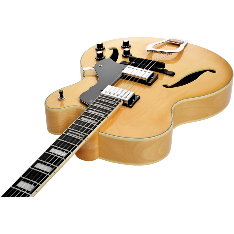 Hagstrom HSHJ50001 Electric Guitar, HJ500, Natural Gloss