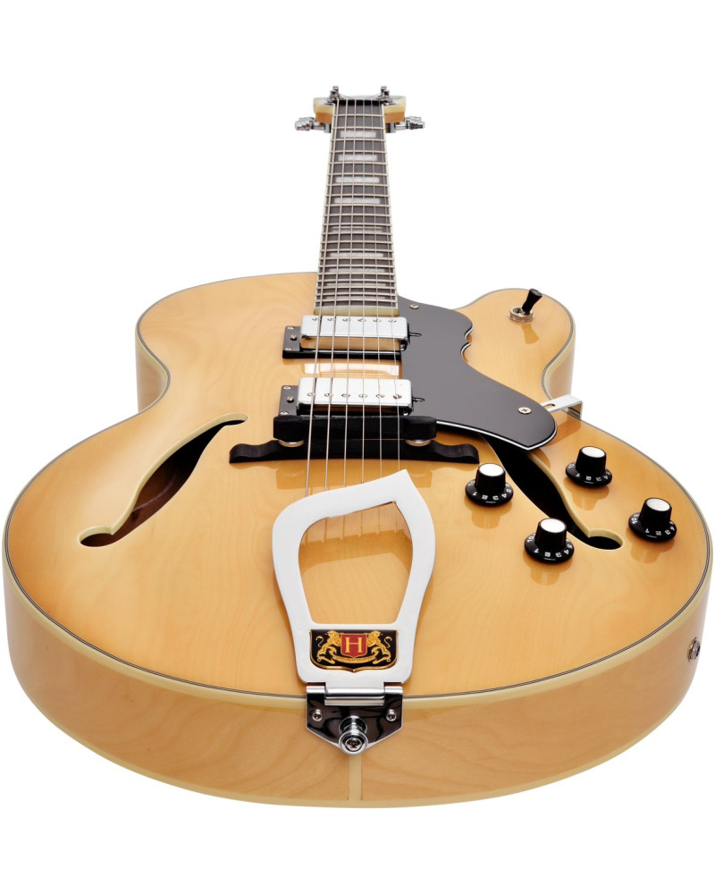 Hagstrom HSHJ50001 Electric Guitar, HJ500, Natural Gloss