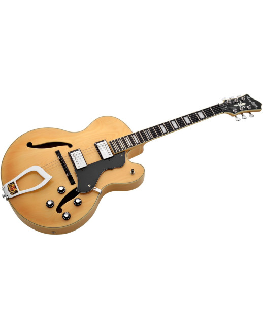 Hagstrom HSHJ50001 Electric Guitar, HJ500, Natural Gloss