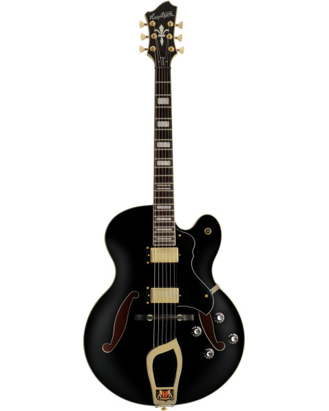 Hagstrom HSHJ50009 Electric Guitar, HJ500, Black