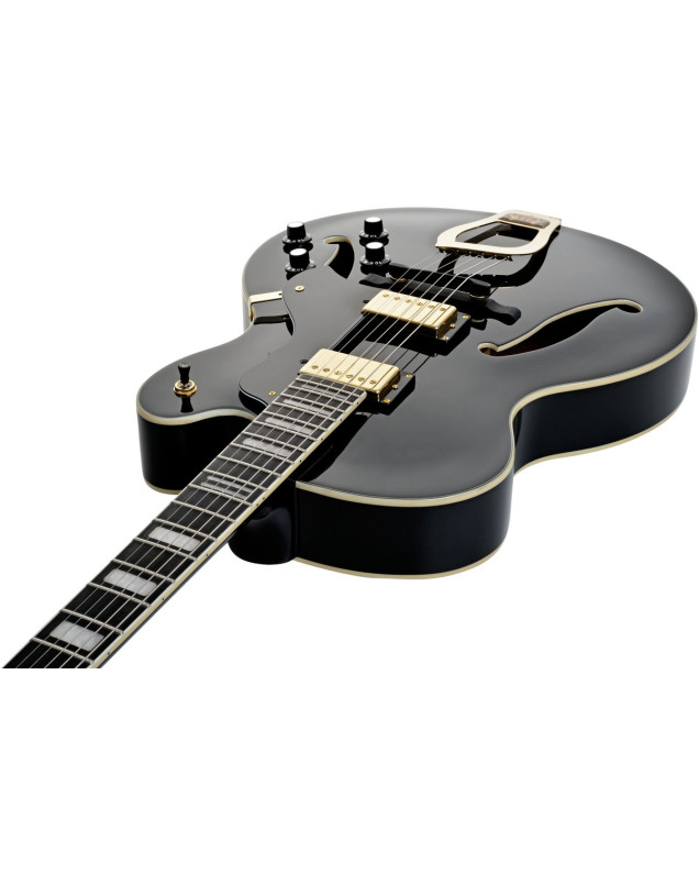 Hagstrom HSHJ50009 Electric Guitar, HJ500, Black