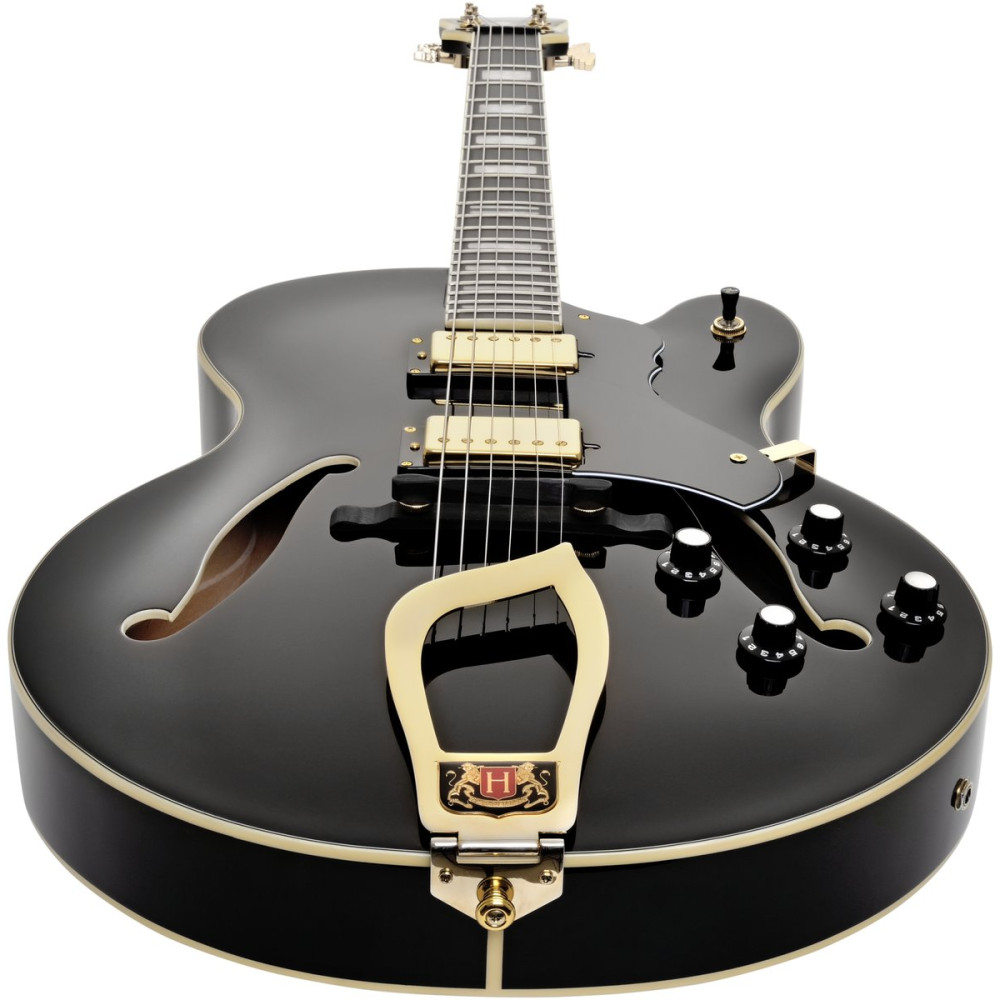 Hagstrom HSHJ50009 Electric Guitar, HJ500, Black