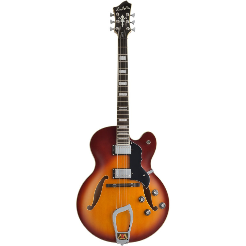 Hagstrom HSHJ80005 Electric Guitar, HJ800, Vintage Sunburst