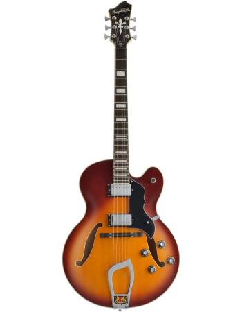 Hagstrom HSHJ80005 Electric Guitar, HJ800, Vintage Sunburst
