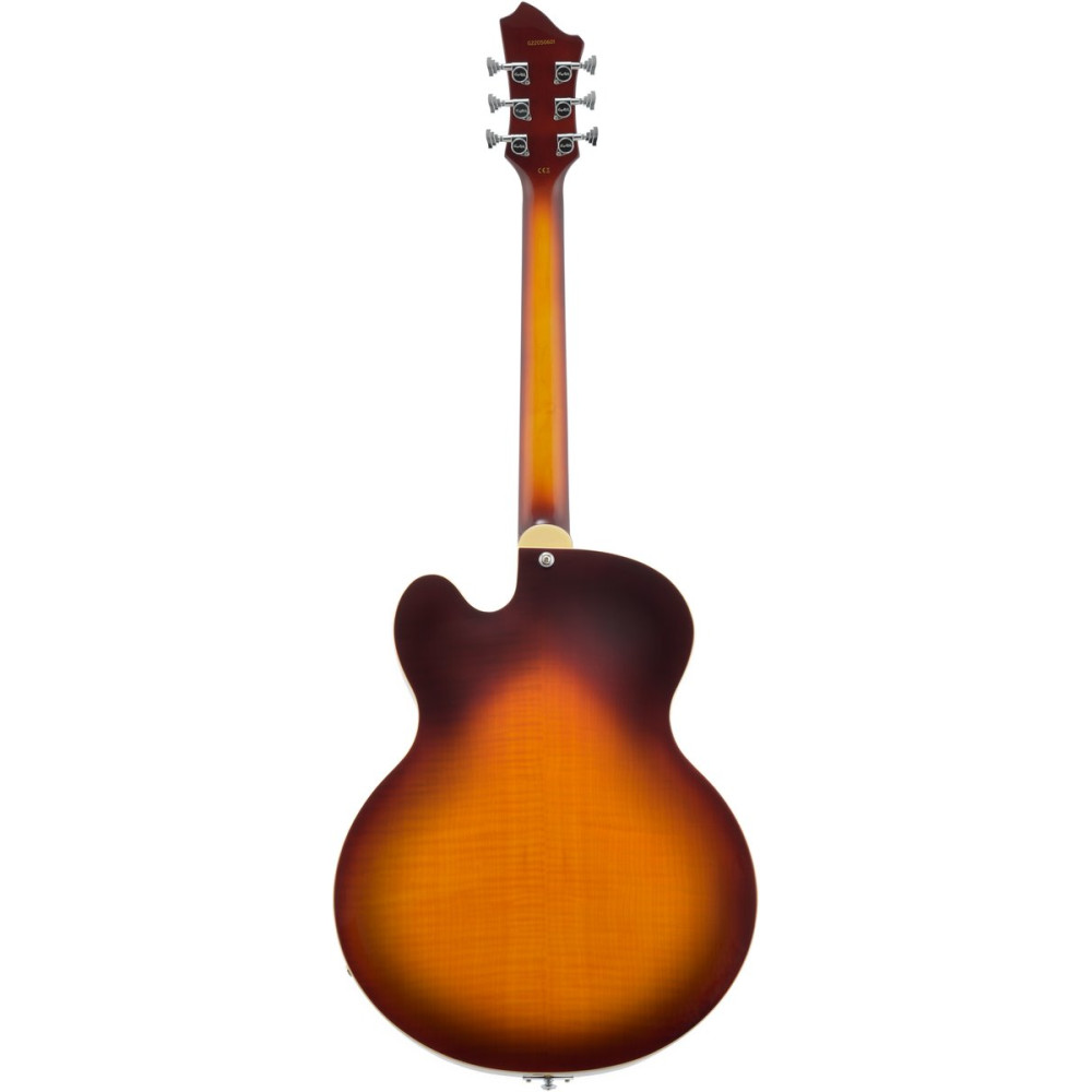 Hagstrom HSHJ80005 Electric Guitar, HJ800, Vintage Sunburst