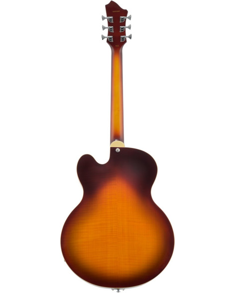 Hagstrom HSHJ80005 Electric Guitar, HJ800, Vintage Sunburst