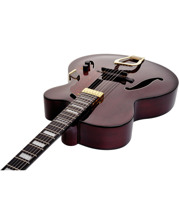 Hagstrom HSHL55003 Electric Guitar, HL550, Natural Mahogany Gloss