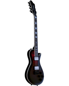 Hagstrom HSKRO7BBD Electric Guitar, Krona KRO7-BBD, Burnt Blood