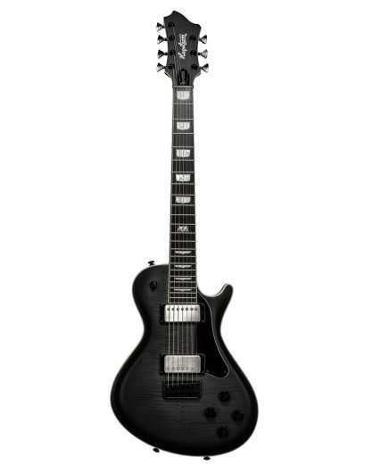 Hagstrom HSKRO7BCC Electric Guitar, Krona KRO7-BCC, Burnt Charcol