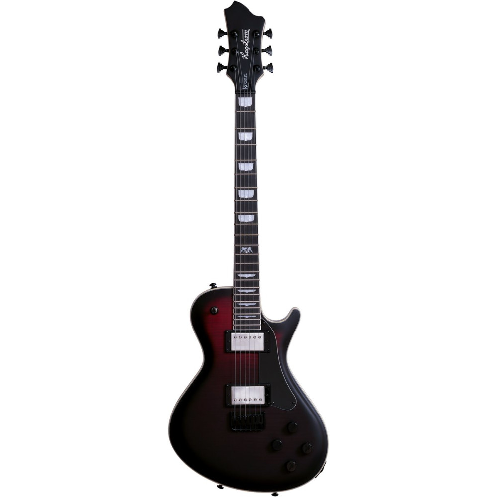 Hagstrom HSKROBBD Electric Guitar, Krona KRO-BBD, Burnt Blood