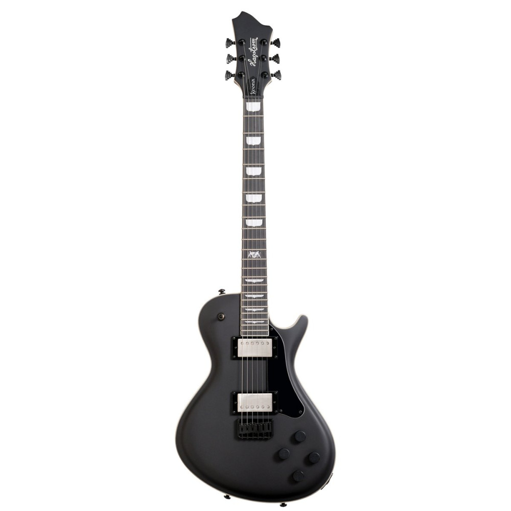 Hagstrom HSKROSBK Electric Guitar, Krona KRO-SBK, Satin Black