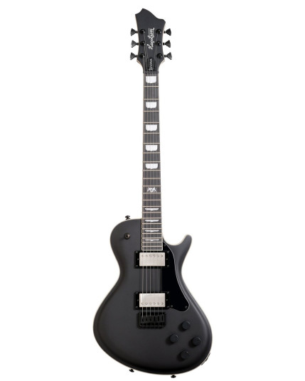 Hagstrom HSKROSBK Electric Guitar, Krona KRO-SBK, Satin Black