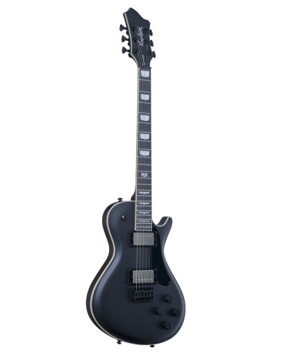 Hagstrom HSKROSBK Electric Guitar, Krona KRO-SBK, Satin Black