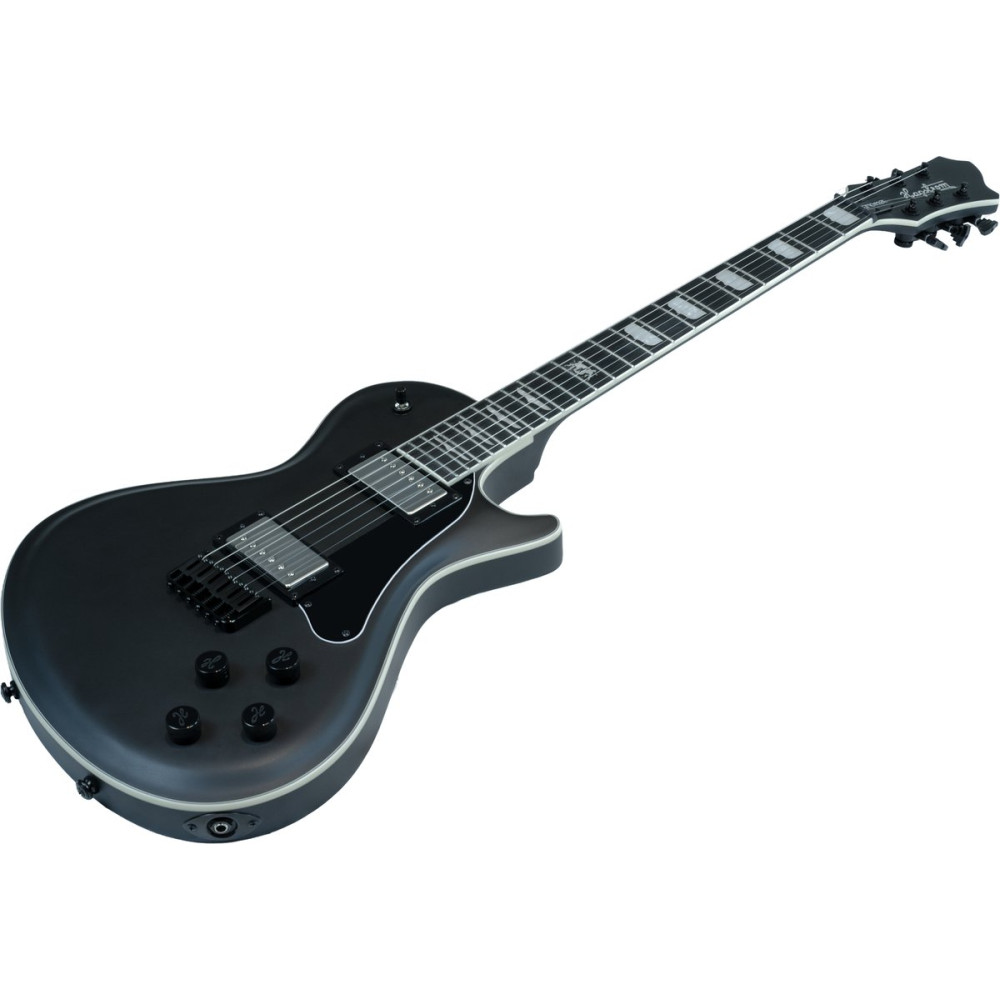 Hagstrom HSKROSBK Electric Guitar, Krona KRO-SBK, Satin Black