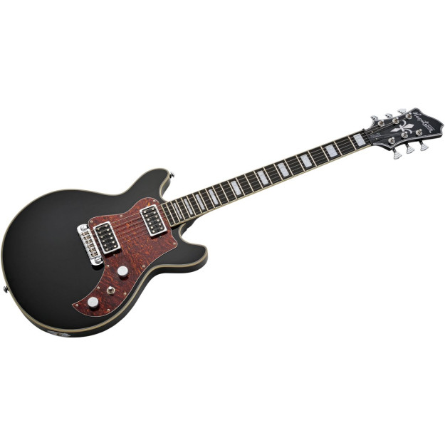 Hagstrom HSMEGIN09 Electric Guitar, Megin, Black Gloss