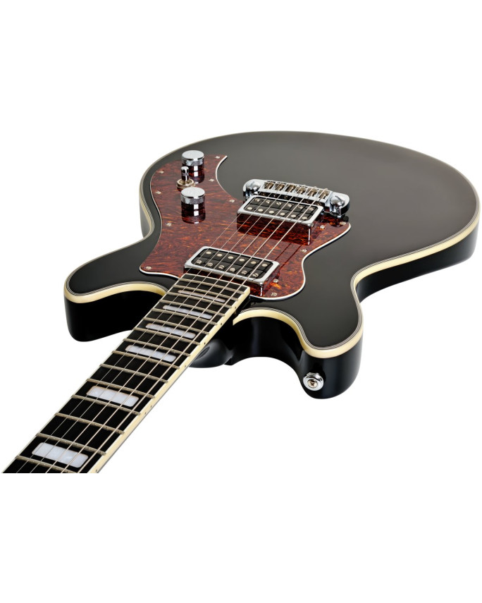 Hagstrom HSMEGIN09 Electric Guitar, Megin, Black Gloss