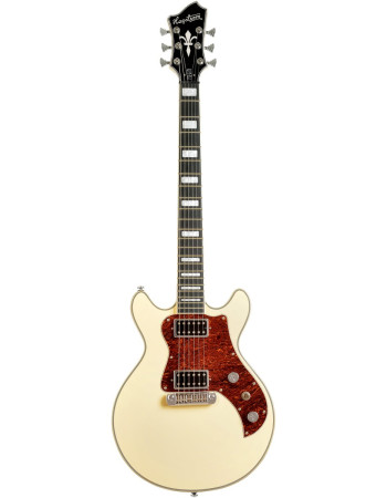 Hagstrom HSMEGIN15 Electric Guitar, Megin, Creme