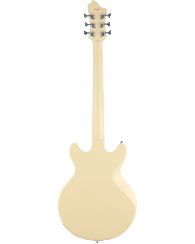 Hagstrom HSMEGIN15 Electric Guitar, Megin, Creme