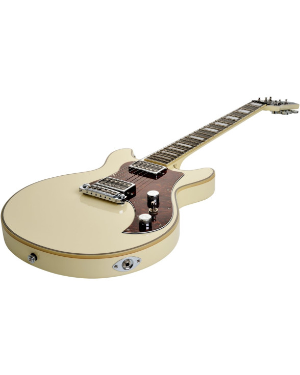 Hagstrom HSMEGIN15 Electric Guitar, Megin, Creme