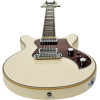 Hagstrom HSMEGIN15 Electric Guitar, Megin, Creme