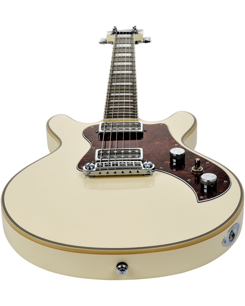 Hagstrom HSMEGIN15 Electric Guitar, Megin, Creme