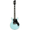 Hagstrom HSMEGIN61 Electric Guitar, Megin, Aged Sky Blue