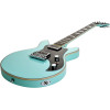 Hagstrom HSMEGIN61 Electric Guitar, Megin, Aged Sky Blue