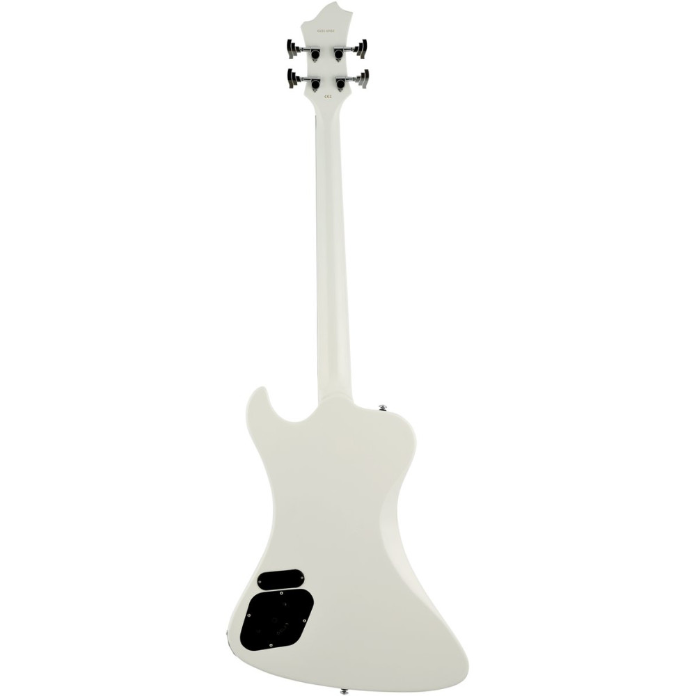 Hagstrom HSNEKROMANT402 Electric Bass, Nekromant 4, White Gloss