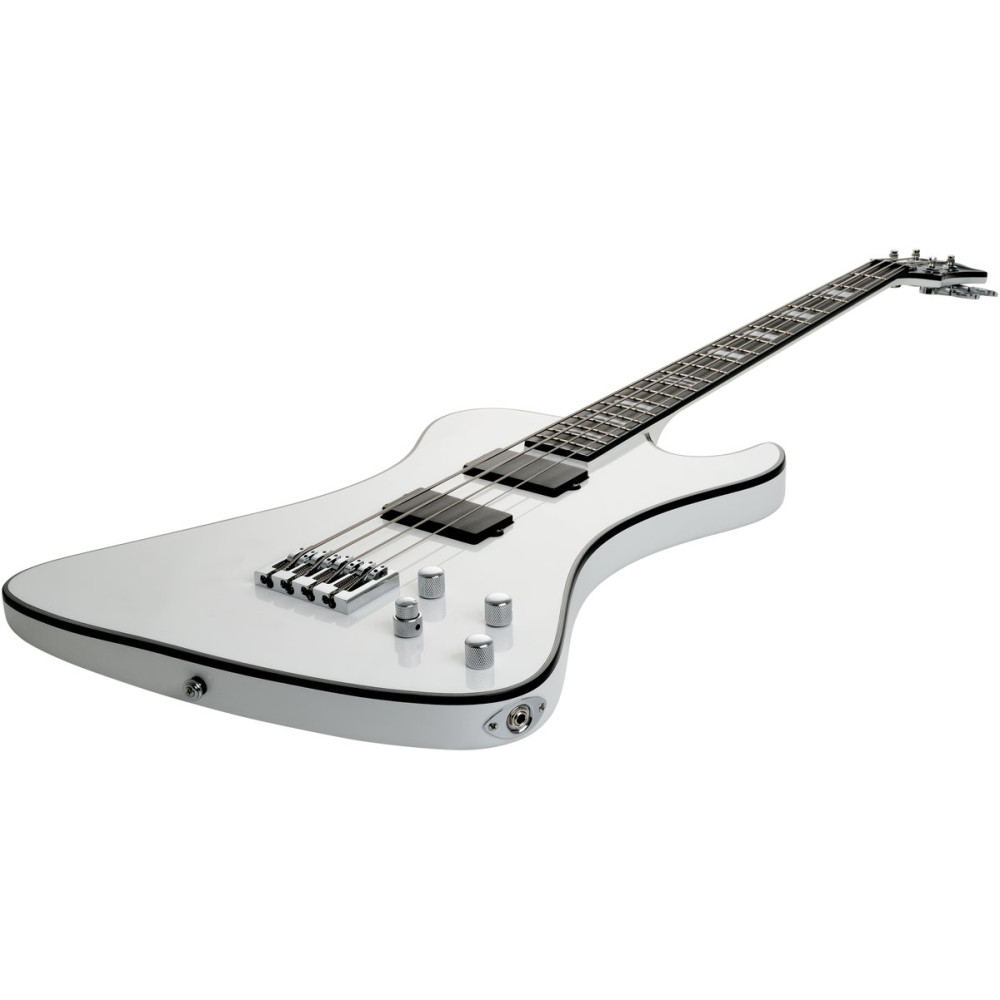 Hagstrom HSNEKROMANT402 Electric Bass, Nekromant 4, White Gloss
