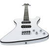 Hagstrom HSNEKROMANT402 Electric Bass, Nekromant 4, White Gloss