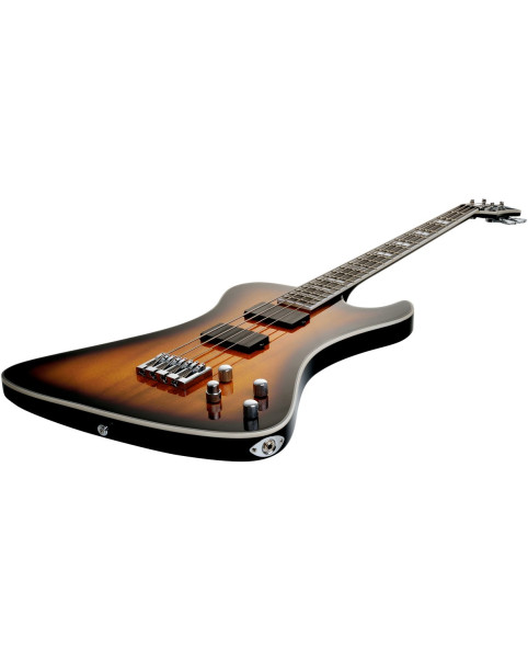 Hagstrom HSNEKROMANT418 Electric Bass, Nekromant 4, Tobacco Sunburst