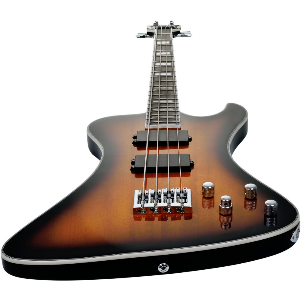 Hagstrom HSNEKROMANT418 Electric Bass, Nekromant 4, Tobacco Sunburst