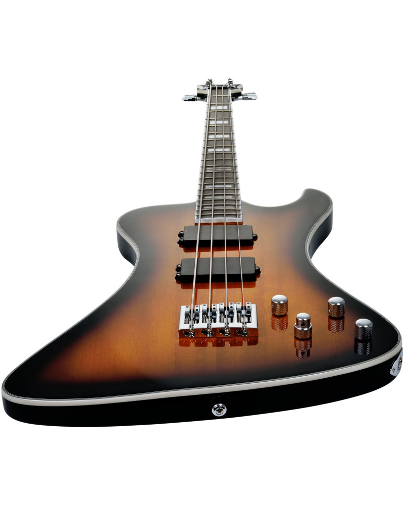 Hagstrom HSNEKROMANT418 Electric Bass, Nekromant 4, Tobacco Sunburst