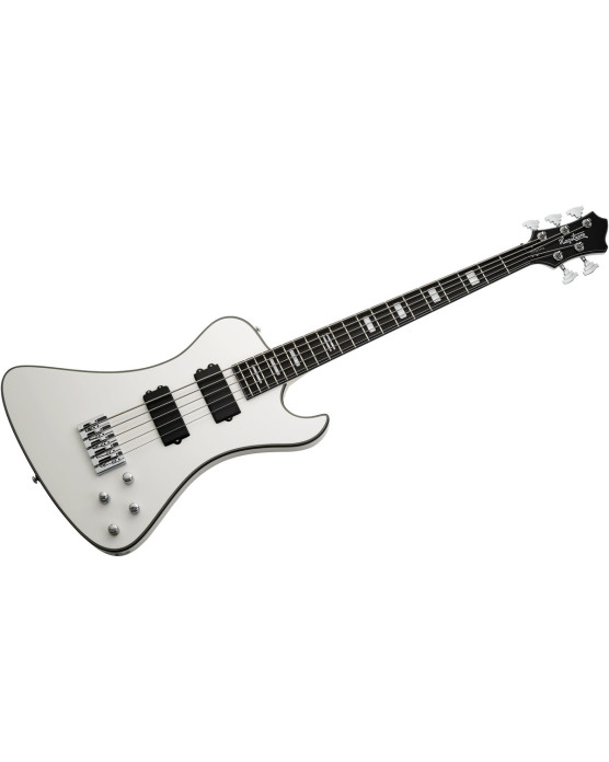 Hagstrom HSNEKROMANT502 Electric Bass, Nekromant 5, White Gloss