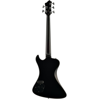 Hagstrom HSNEKROMANT509 Electric Bass, Nekromant 5, Black Gloss