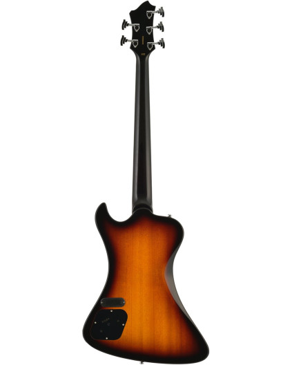 Hagstrom HSNEKROMANT518 Electric Bass, Nekromant 5, Tobacco Sunburst