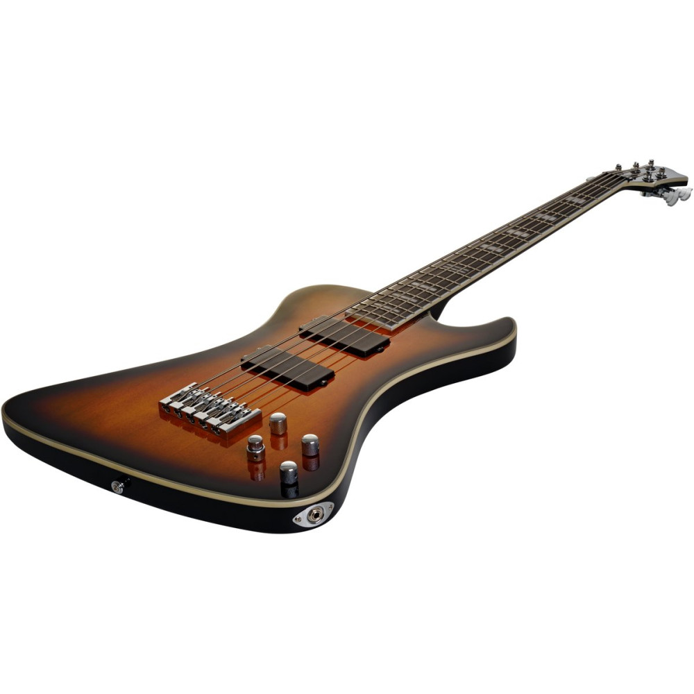 Hagstrom HSNEKROMANT518 Electric Bass, Nekromant 5, Tobacco Sunburst