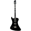 Hagstrom HSNEKROMANTLH409 Electric Bass, Nekromant 4, Black Gloss, Lefthand