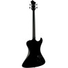 Hagstrom HSNEKROMANTLH409 Electric Bass, Nekromant 4, Black Gloss, Lefthand