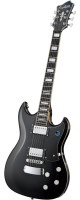 Hagstrom HSPASS09 Electric Guitar, Signature Pat Smear, Black Gloss