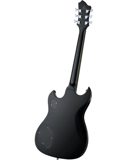 Hagstrom HSPASS09 Electric Guitar, Signature Pat Smear, Black Gloss