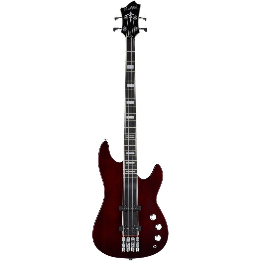 Hagstrom HSSUSWEB03 Bass Guitar, Super Swede, Natural Mahogany