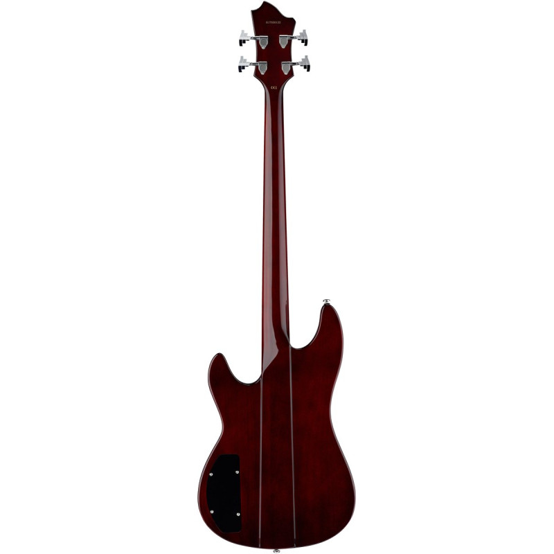 Hagstrom HSSUSWEB03 Bass Guitar, Super Swede, Natural Mahogany