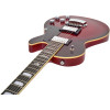 Hagstrom HSSUSWEMK329 Electric Guitar, Super Swede, Crimson Flame